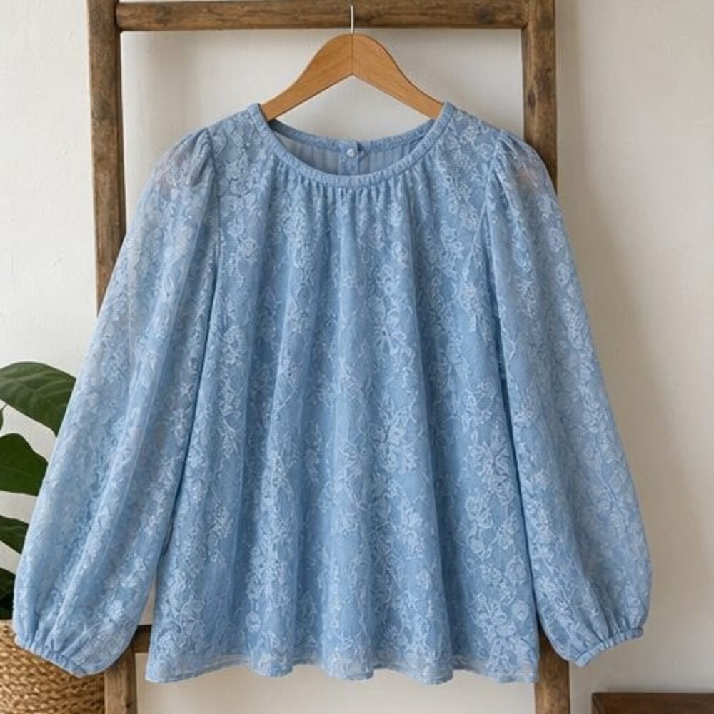 Blue Tunic Blouse